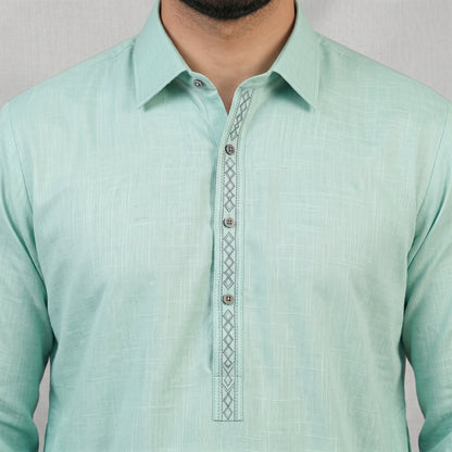 MINT SEMI-FORMAL KAMEEZ SHALWAR