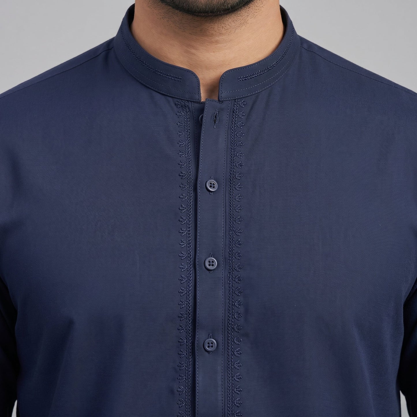 BLUE FORMAL KAMEEZ SHALWAR