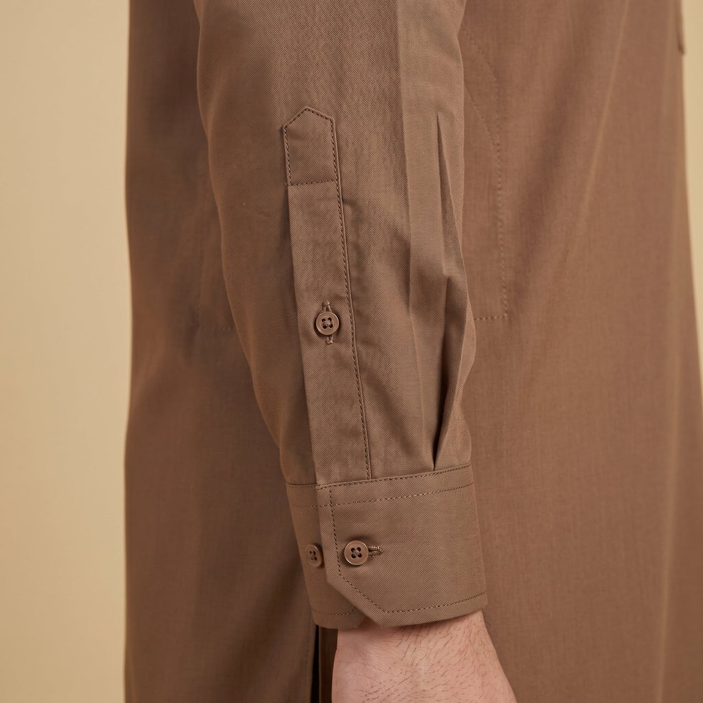 LITE BROWN SEMI-FORMAL KAMEEZ SHALWAR