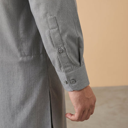 GREY SEMI-FORMAL KAMEEZ SHALWAR