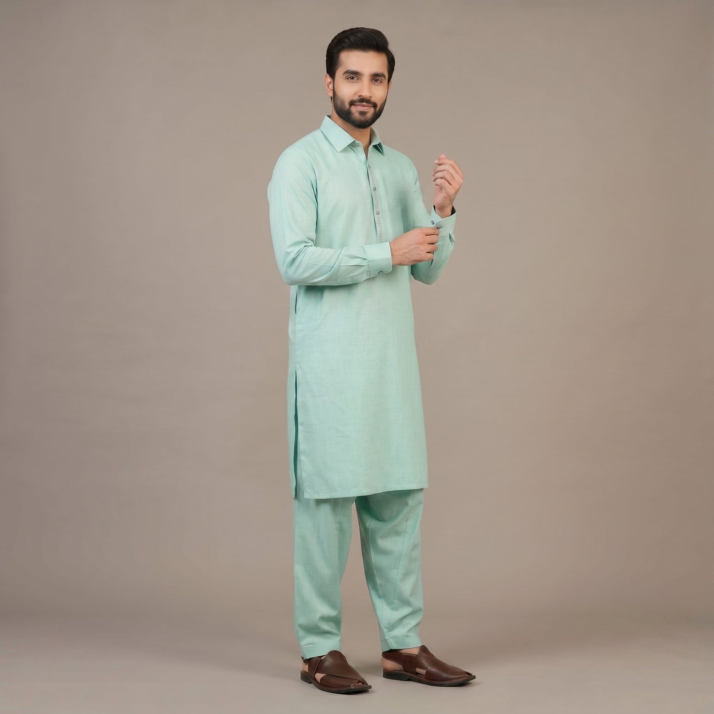 MINT SEMI-FORMAL KAMEEZ SHALWAR